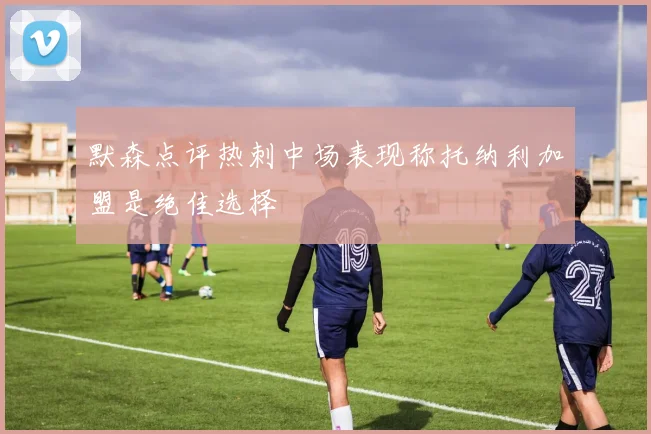 默森点评热刺中场表现称托纳利加盟是绝佳选择